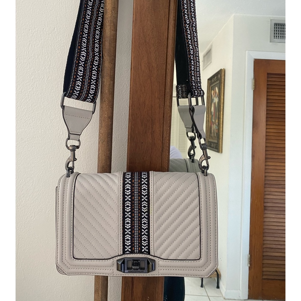 Rebecca Minkoff Chevron Quilted Love CrossBody
